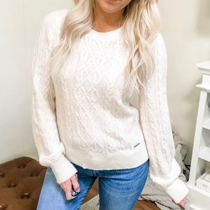 A&F Sweater Ivory Size XS